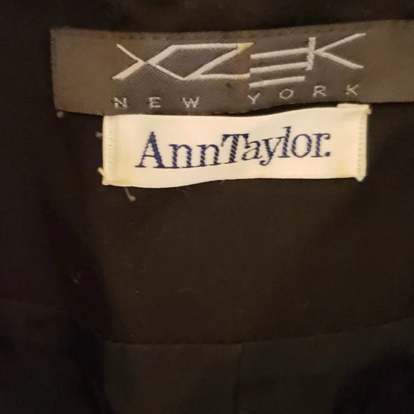 ANN TAYLOR Black Cotton Suit - Picture 5 of 12